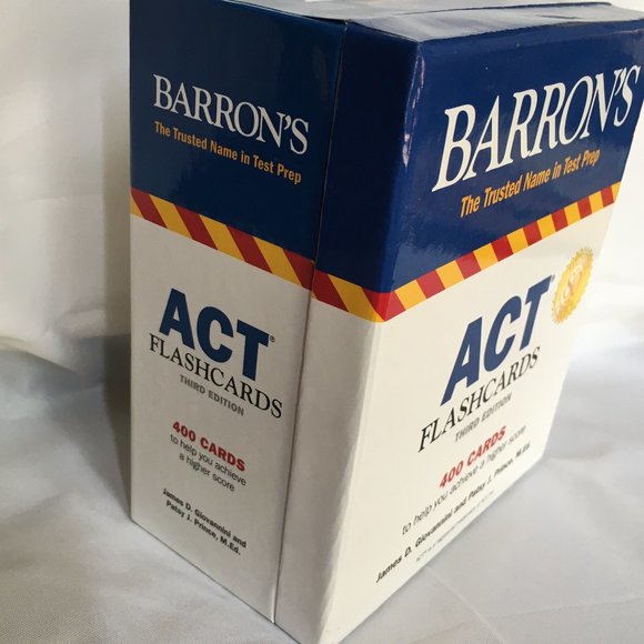 Barron's ACT Flashcards 3rd Edn 400 Cards - Like New!! - Picture 3 of 7